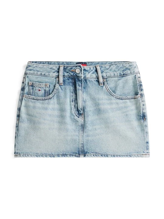 Foto van product Minirok Tommy Jeans lichtblauw denim