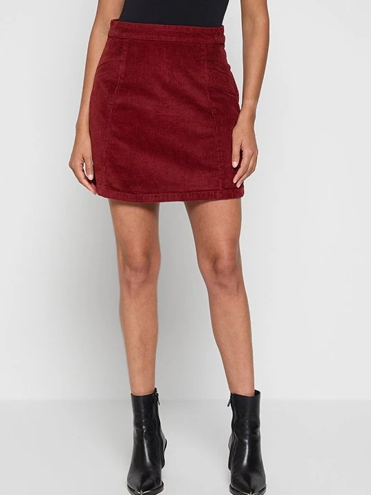 Foto van product Minirok Vero Moda bordeauxrood