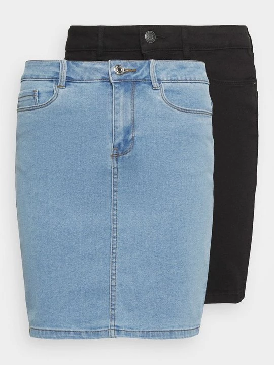 Foto van product Minirok Vero Moda lichtblauw denim