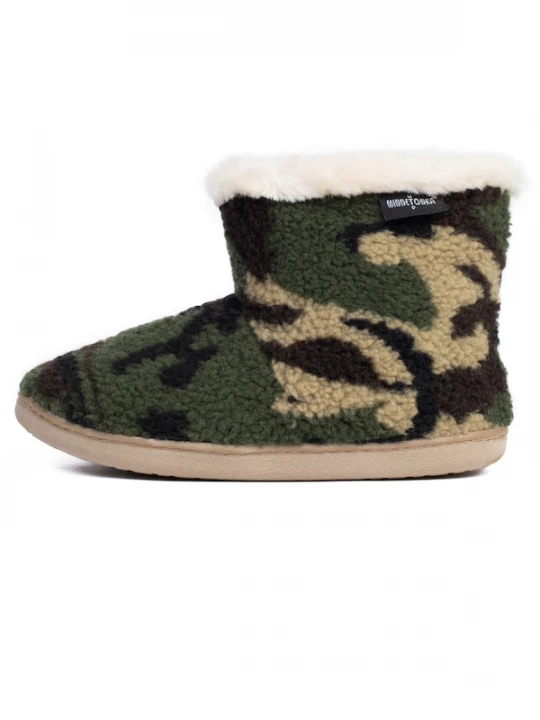 Foto van product Minnetonka Boots 'Betty' beige / groen / zwart