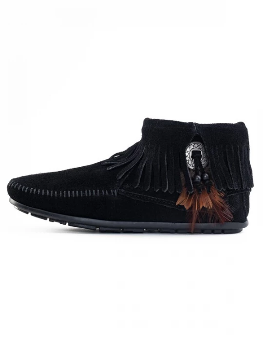Foto van product Minnetonka Enkellaarsjes 'Concho' bruin / zwart