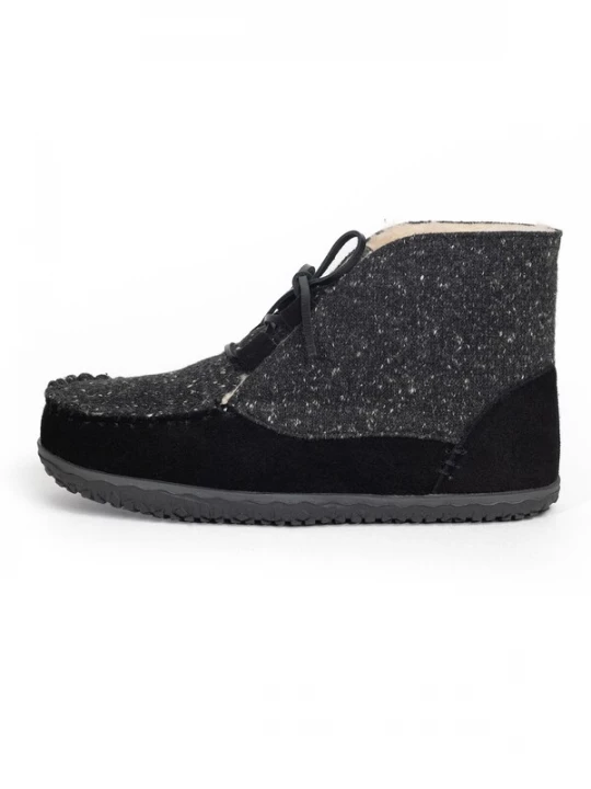 Foto van product Minnetonka Enkellaarsjes 'Torrey' zwart / zwart gemêleerd