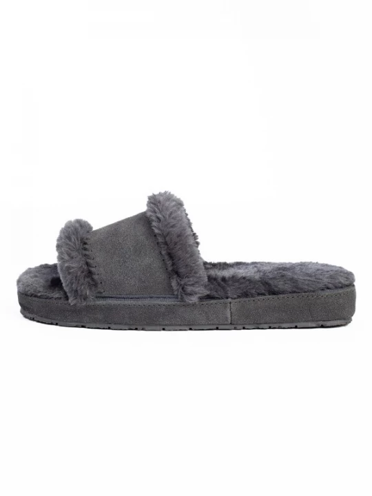 Foto van product Minnetonka Huisschoenen 'Loni' donkergrijs