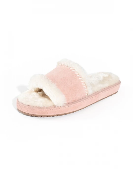 Foto van product Minnetonka Huisschoenen ' Loni' pink / wit