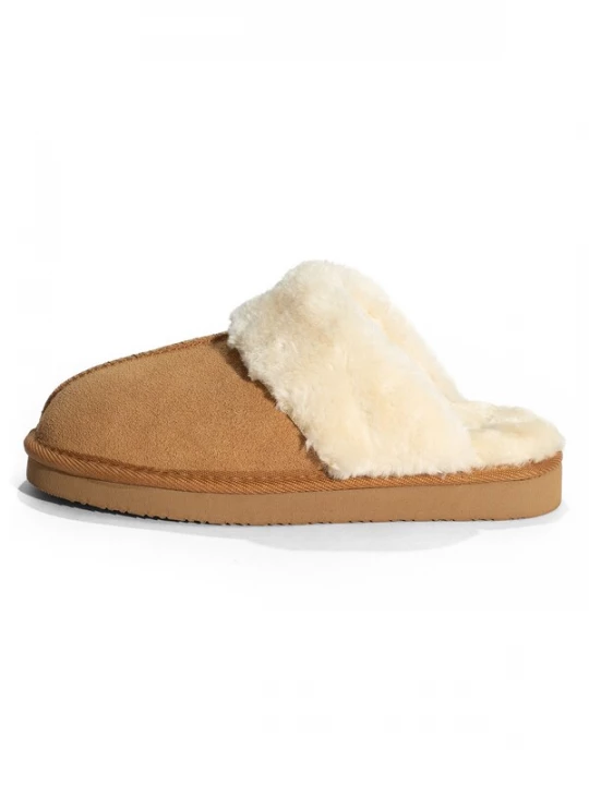 Foto van product Minnetonka Instappers 'Chesney' bruin / wit