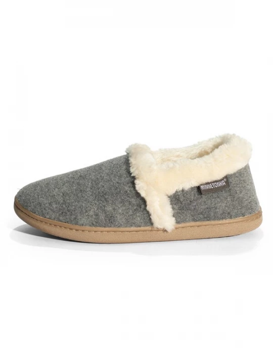 Foto van product Minnetonka Instappers 'Dina' grijs gemêleerd