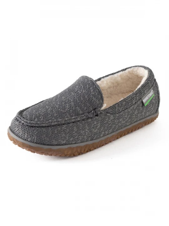 Foto van product Minnetonka Instappers donkergrijs