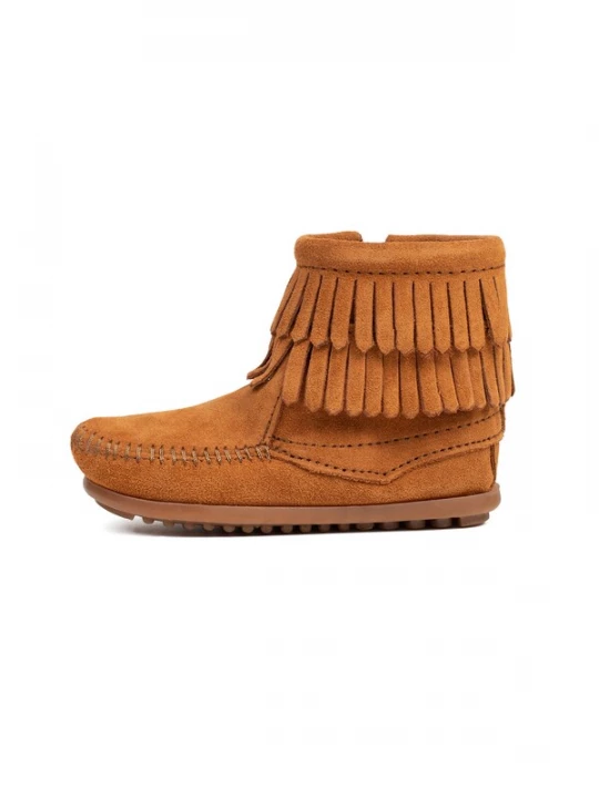 Foto van product Minnetonka Laarzen 'Double fringe' bruin