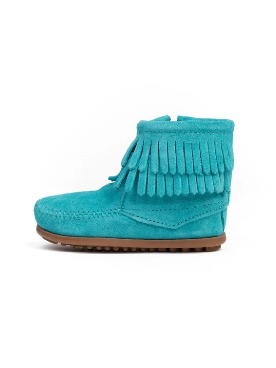 Foto van product Minnetonka Laarzen 'Double fringe' turquoise