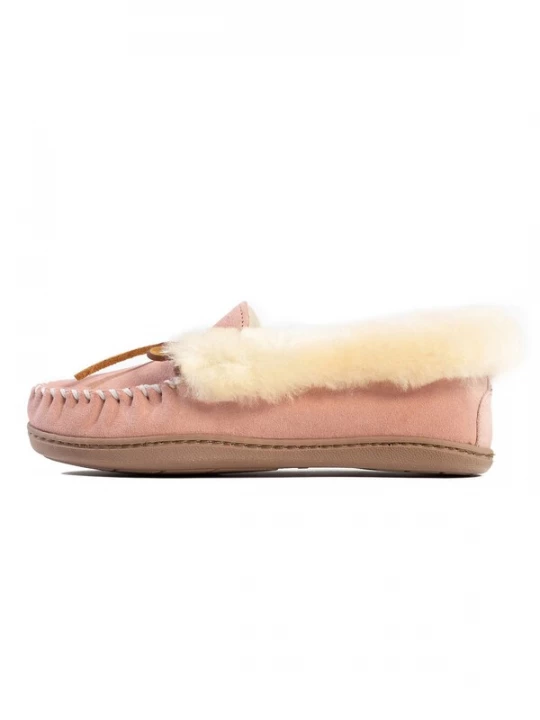 Foto van product Minnetonka Mocassins 'Alpine' champagne / lichtbeige
