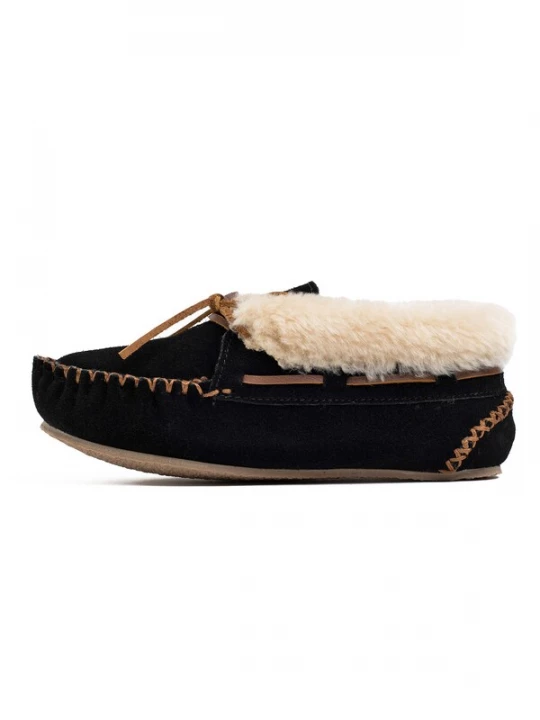 Foto van product Minnetonka Mocassins 'Chrissy' crème / bruin / zwart