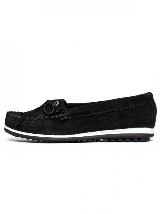 Foto van product Minnetonka Mocassins 'Kilty plus' zwart / wit