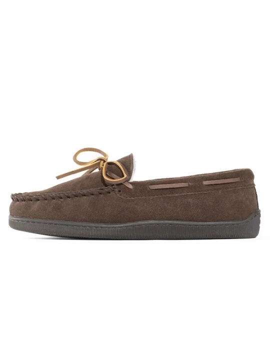 Foto van product Minnetonka Mocassins 'Pileline' chocoladebruin