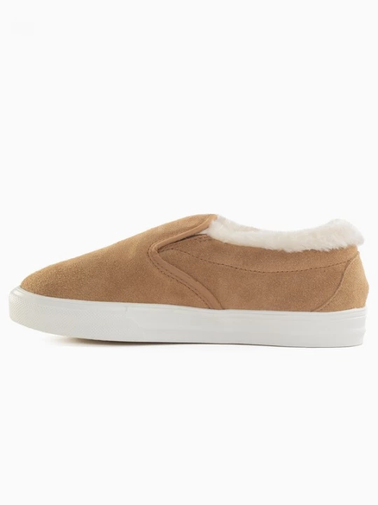 Foto van product Minnetonka Slip-on 'Wilder' crème / lichtbruin