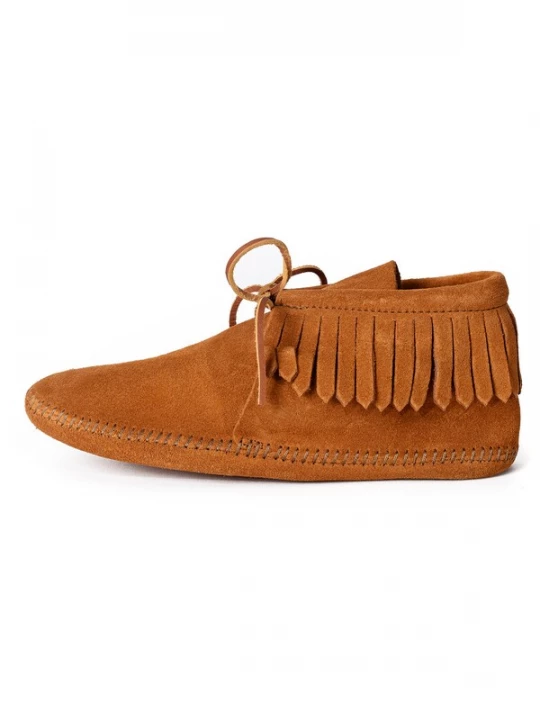 Foto van product Minnetonka Veterschoen 'Classic Fringe' bruin