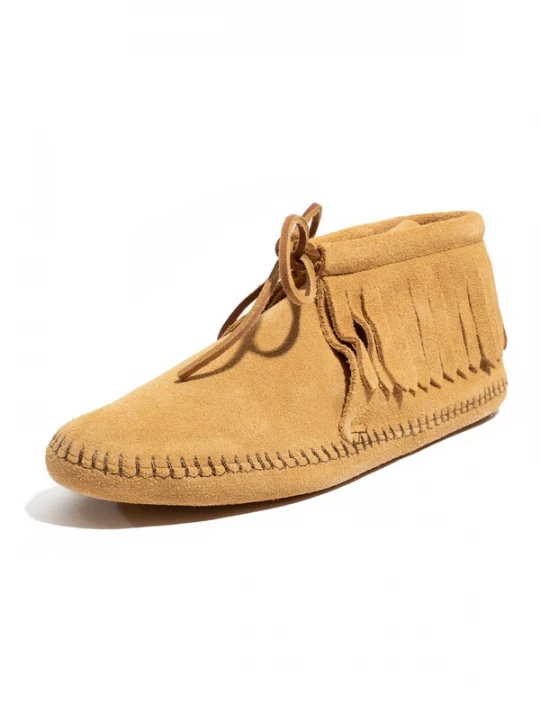 Foto van product Minnetonka Veterschoen lichtbruin