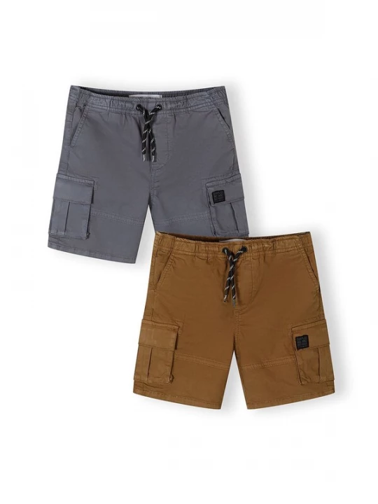 Foto van product MINOTI Broek camel / donkergrijs