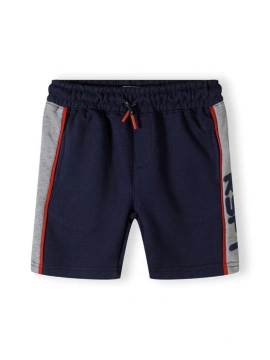Foto van product MINOTI Broek donkerblauw / grijs / donkerrood