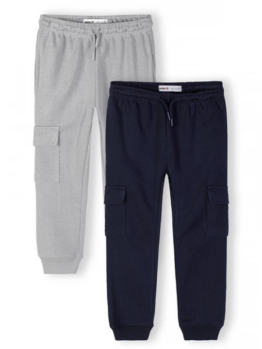 Foto van product MINOTI Broek marine / grijs gemêleerd