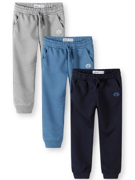 Foto van product MINOTI Broek navy / saffier / lichtgrijs