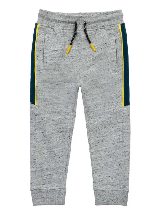 Foto van product MINOTI Broek neongeel / lichtgrijs / zwart