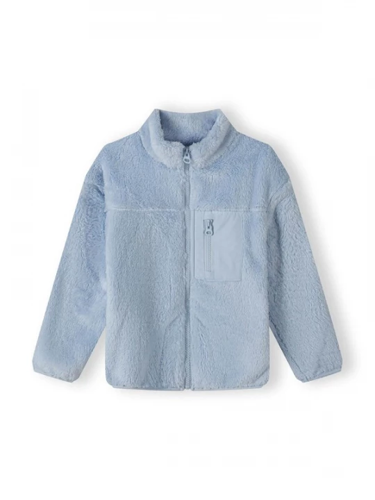 Foto van product MINOTI Fleece jas lichtblauw