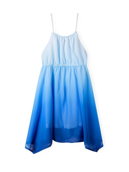 Foto van product MINOTI Jurk blauw / wit