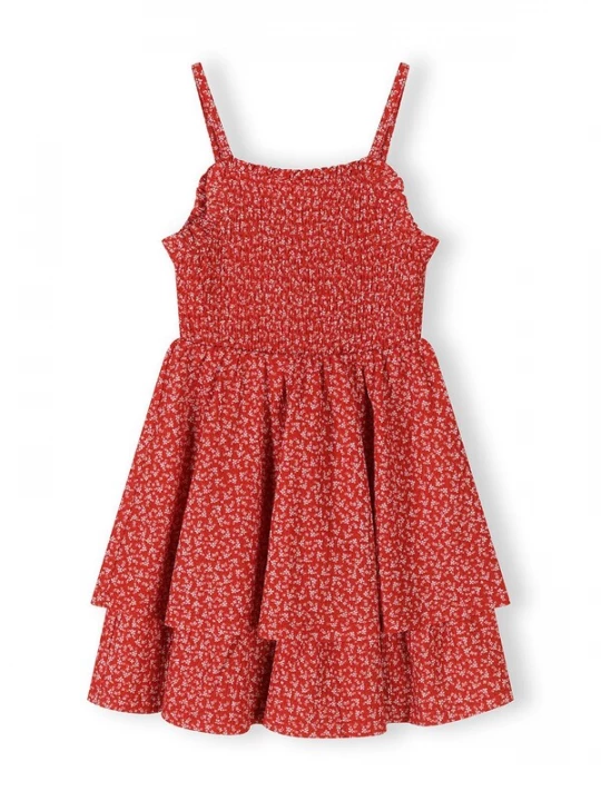 Foto van product MINOTI Jurk rood / wit