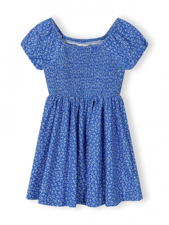 Foto van product MINOTI Jurk royal blue / koningsblauw / wit
