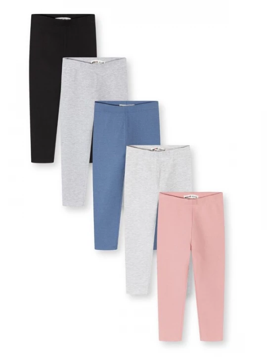 Foto van product MINOTI Leggings saffier / lichtgrijs / rosa / zwart