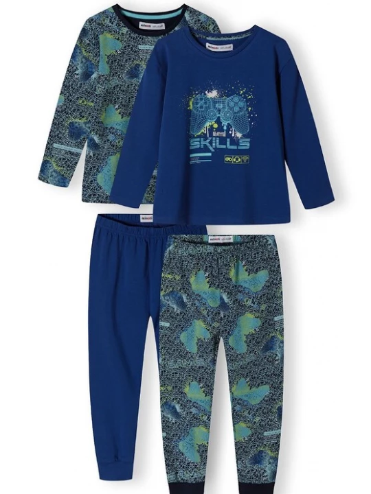 Foto van product MINOTI Nachtkledij donkerblauw / groen