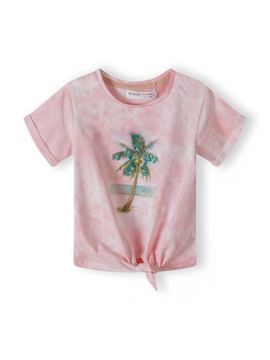 Foto van product MINOTI Shirt blauw / groen / lichtroze
