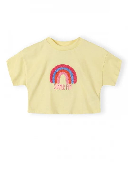 Foto van product MINOTI Shirt blauw / lichtgeel / pink / magenta