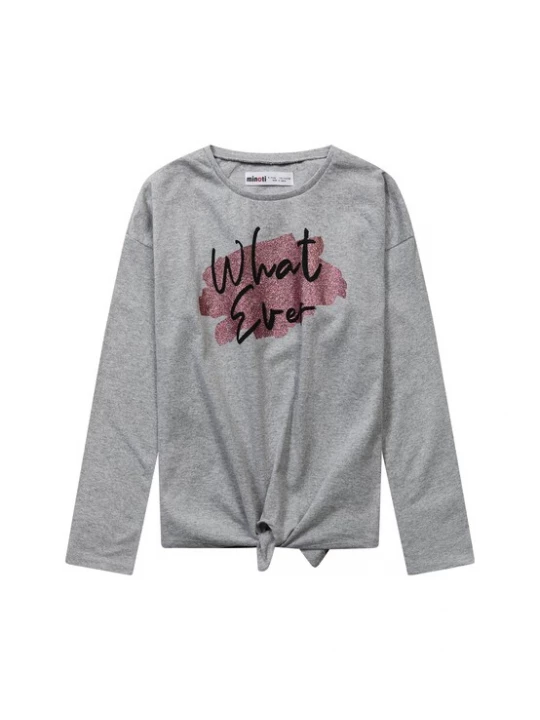 Foto van product MINOTI Shirt brons / grijs gemêleerd / zwart