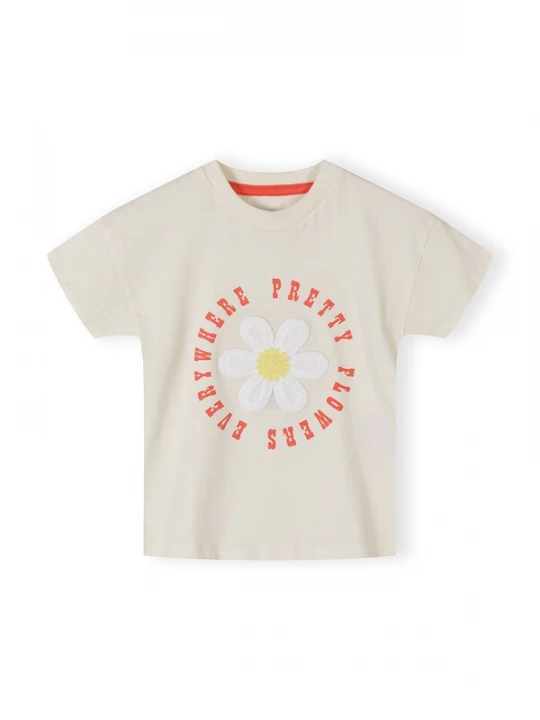 Foto van product MINOTI Shirt crème / geel / kreeft / wit