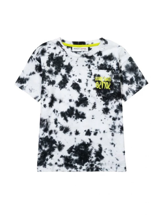 Foto van product MINOTI Shirt geel / zwart / wit