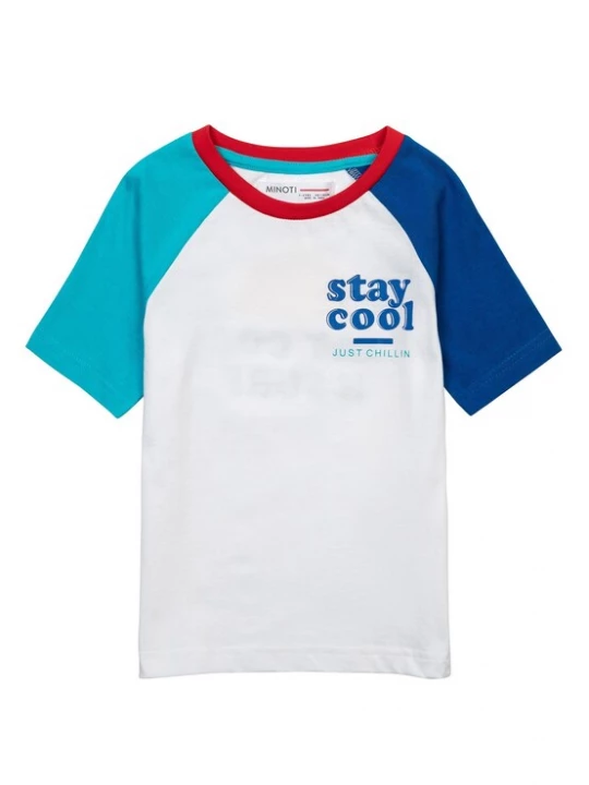 Foto van product MINOTI Shirt gemengde kleuren / wit