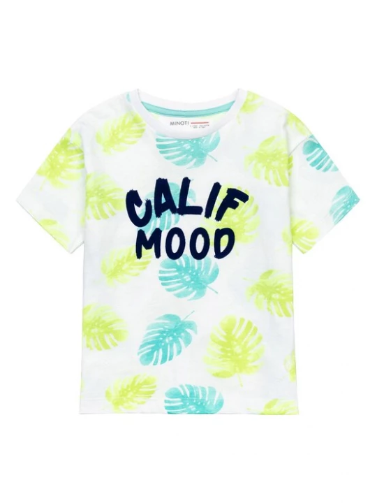 Foto van product MINOTI Shirt marine / neonblauw / lichtgroen / zwart