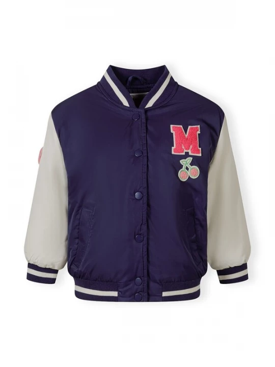 Foto van product MINOTI Tussenjas ivoor / navy / lichtgroen / pitaja roze