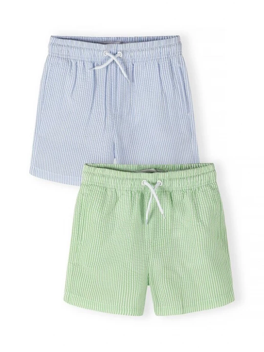 Foto van product MINOTI Zwemshorts blauw / groen / wit