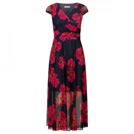 Foto van product mint & mia Jurk navy / donkerrood