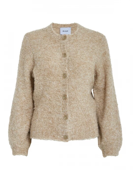 Foto van product minus Gebreid vest 'Jennie' sand