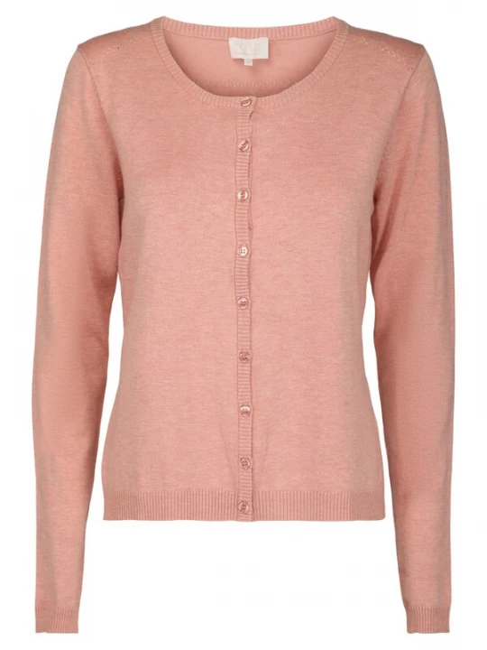 Foto van product minus Gebreid vest 'New Laura' oudroze