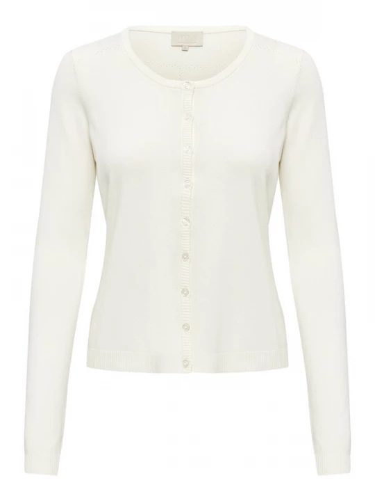Foto van product minus Gebreid vest 'New Laura' wit