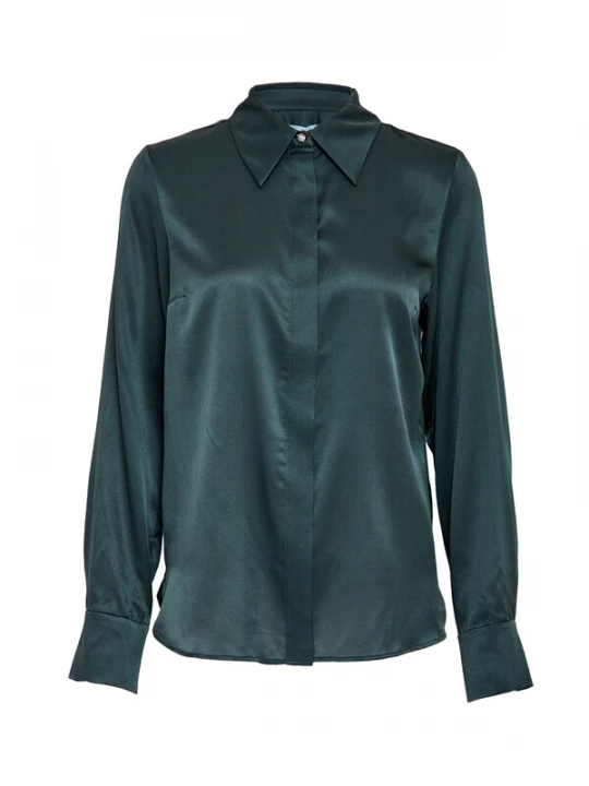 Foto van product minus Shirt 'Annie Silk' groen
