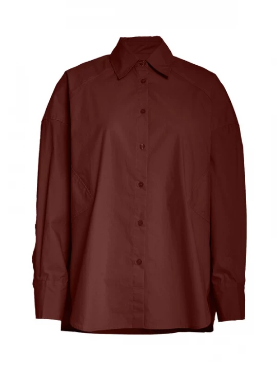Foto van product minus Shirt 'Jessa' roestrood