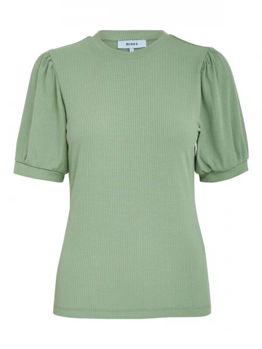 Foto van product minus Shirt 'Johanna' pastelgroen
