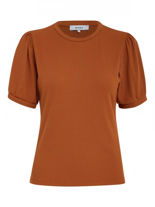Foto van product minus Shirt 'Johanna' roestbruin