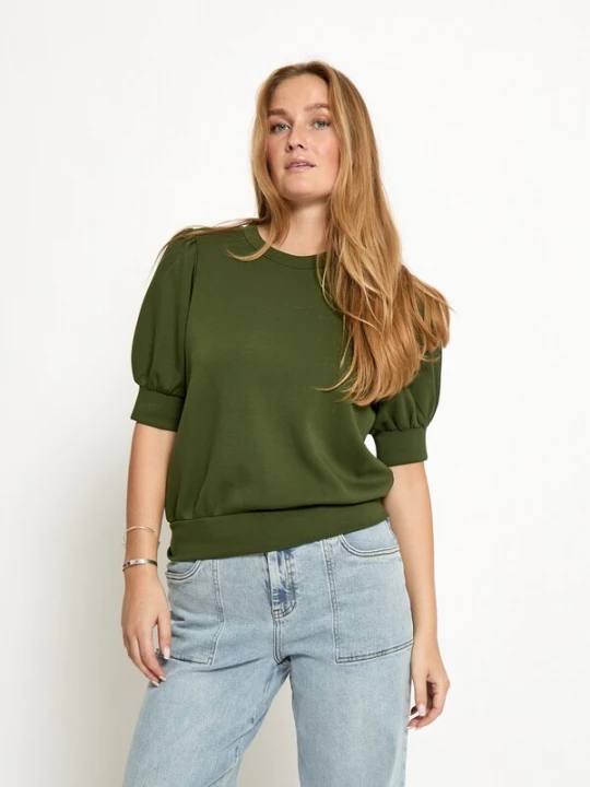 Foto van product minus Shirt 'Lione' donkergroen