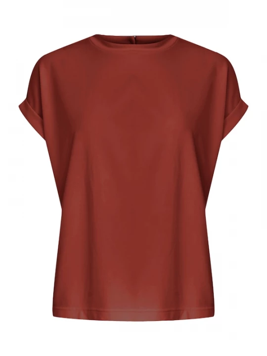 Foto van product minus Shirt 'Mavelyn' roestrood